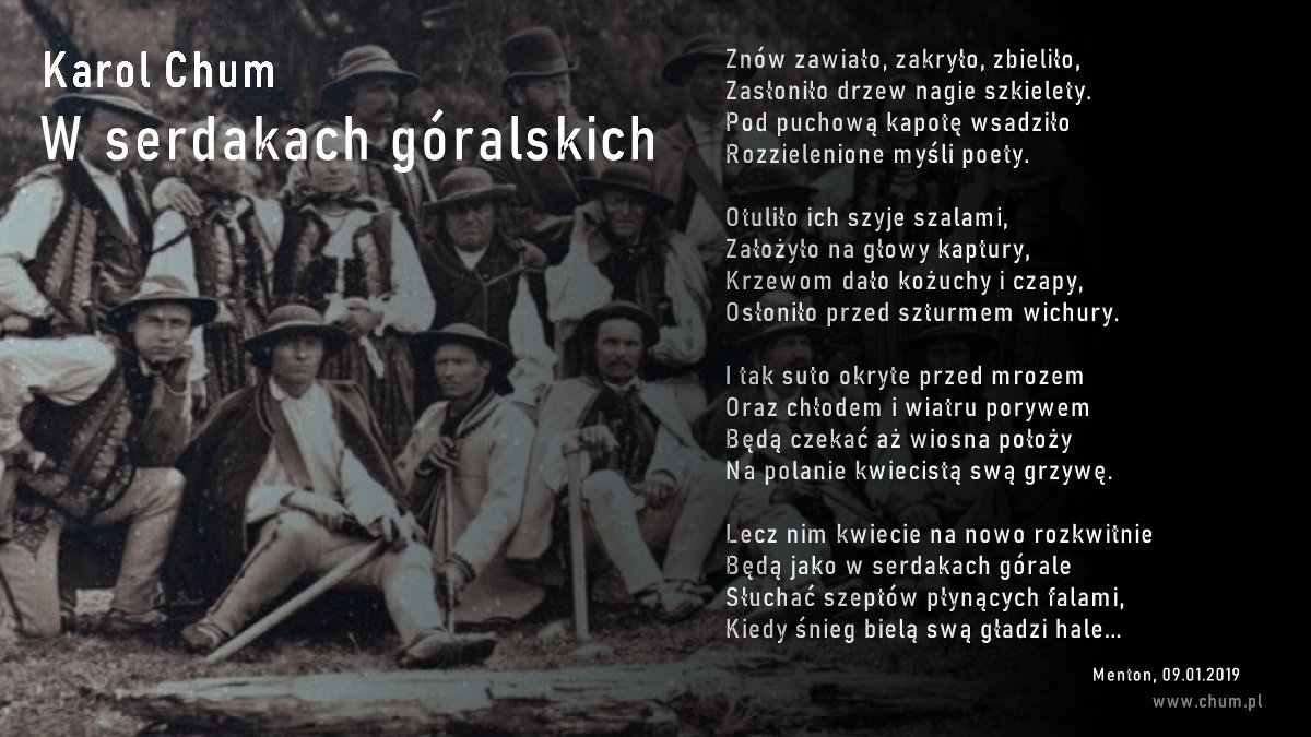 🔖Karol Chum: W serdakach góralskich /389/
